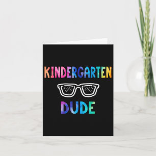 Carte Funny Kids Rainbow Retour À L'École Hello Kinderga