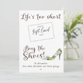 Carte Funny Life's Too Short Acheter Chaussures Titulair (Debout devant)