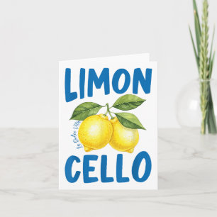 Carte Funny Limoncello La Dolce Vita Citron italien