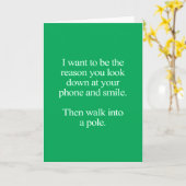 CARTE FUNNY LOVE CRUSH CITE DES EXPRESSIONS TEXTE M (Fleur jaune)