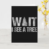 Carte Funny Lumberjack Arborist Forester  (Fleur jaune)