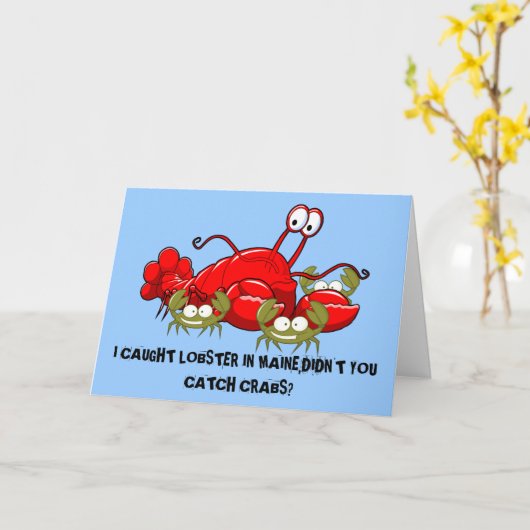 Carte Funny Maine (Fleur jaune)