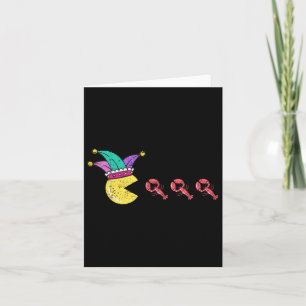Carte Funny Mardi Gras Hommes Garçons Ados Crawfish Gami