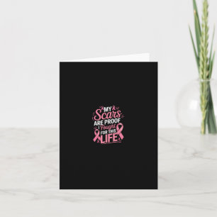 Carte Funny Mastectomie Cancer du sein guerrier