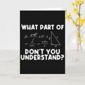 Carte Funny Math Quote Mathematics Dear Math Teacher Sol (Fleur jaune)