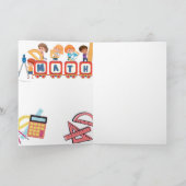 Carte Funny maths teacher retirement quote (Intérieur)