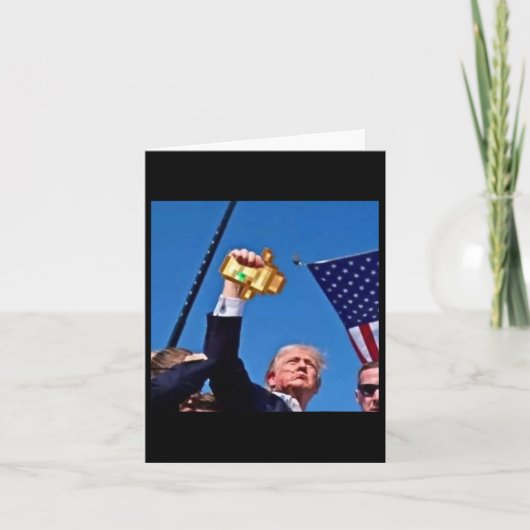 Carte Funny Mine Trump Mème Cra Ft Gag Cadeau Totem Patr (Devant)