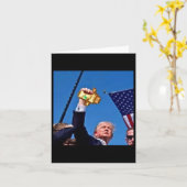 Carte Funny Mine Trump Mème Cra Ft Gag Cadeau Totem Patr (Fleur jaune)