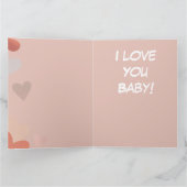 Carte Funny Minimalist Retro Pop Valentine's Day  (Intérieur)