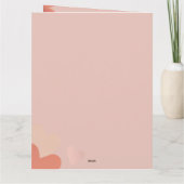 Carte Funny Minimalist Retro Pop Valentine's Day  (Dos)