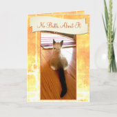 Carte Funny Missing You Siamese Chat Photo Placeholder (Devant)