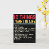 Carte Funny Model Railroad Conductor Train Lover Locomot (Fleur jaune)