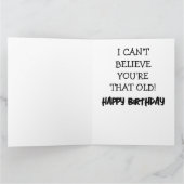 CARTE FUNNY MONKEY MILESTONE OLDE ANNIVERTHDALE GREETING (Intérieur)