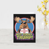 Carte Funny Moose Canada Devient 51E État Des États-Unis (Fleur jaune)
