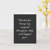 Carte Funny Mother's Day Quote Cheeky Humor Text Only (Fleur jaune)