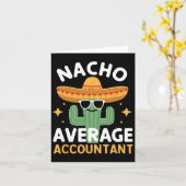 Carte Funny Nacho Comptable Moyen Cinco De Mayo Mexique (Fleur jaune)