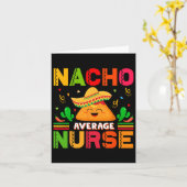 Carte Funny Nacho Moyenne Infirmière Cinco De Mayo Infir (Fleur jaune)