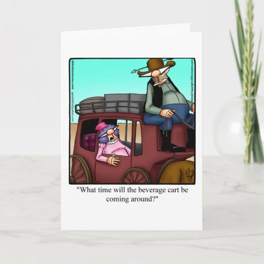 Carte Funny National Cowboy Day Grey Card (Devant)