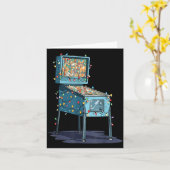 Carte Funny Nball Machine Christmas Graphics Lights Love (Fleur jaune)