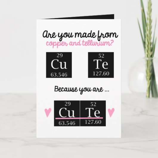 Carte Funny Nerdy Valentines (Devant)