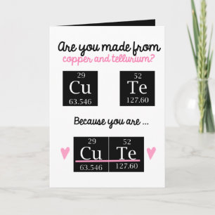 Carte Funny Nerdy Valentines