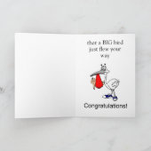 Carte funny new baby congratulations (Intérieur)