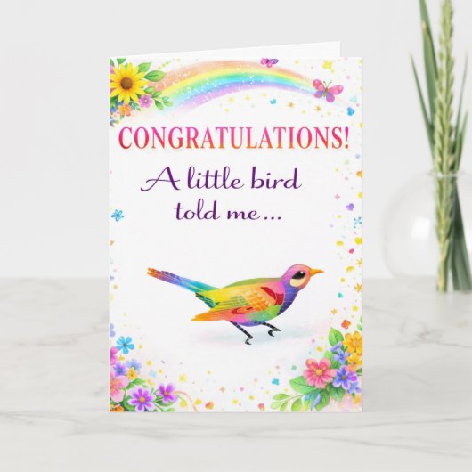 Carte funny new baby congratulations (Devant)
