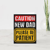 Carte Funny New Dad New Father First Baby  (Devant)