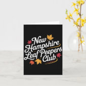 Carte Funny New Hampshire Leaf Er's Club Autumn Fall Lea (Fleur jaune)