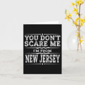 Carte Funny New Jersey Home Garden State Gift  (Fleur jaune)
