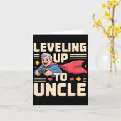 Carte Funny New Uncle Art For Uncle Men From Nephew Niec (Fleur jaune)
