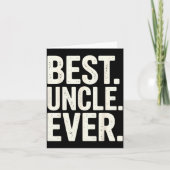 Carte Funny New Uncle Art For Uncle Men From Nephew Niec (Devant)