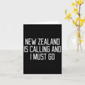 Carte Funny New Zealand Quote (Fleur jaune)