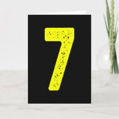 Carte Funny Number 7 67 Meme Costume Matching Group Hall (Devant)