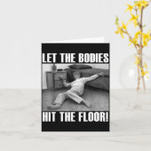 Carte Funny Old Lady Sarcastic Quote, Hilarious Meme  (Fleur jaune)