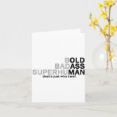 Carte Funny Old Man Saying Gag Dad Grandpa Husband Fathe (Fleur jaune)