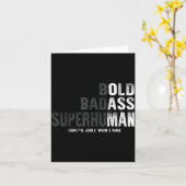 Carte Funny Old Man Saying Gag Gift Birthday For Dad Fat (Fleur jaune)