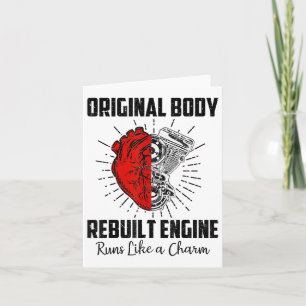 Carte Funny Open Heart Chirurgie Récupération Survivant 