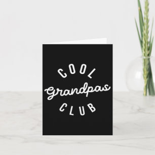Carte Funny Papa Fête des pères Chemise Cool Grandpas Cl