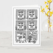 Carte Funny Paramedic Card (Fleur jaune)