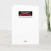 Carte Funny passed the bar exam card (Dos)