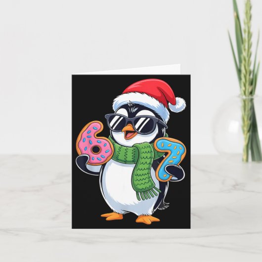 Carte Funny Penguin Six Seven 67 Ice Cream Christmas Boy (Devant)