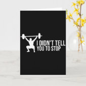 Carte Funny Personal Trainer Saying Gift Gym Coach Train (Fleur jaune)