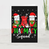 Carte Funny Pharmacy Tech Squad Christmas Matching Holid (Devant)