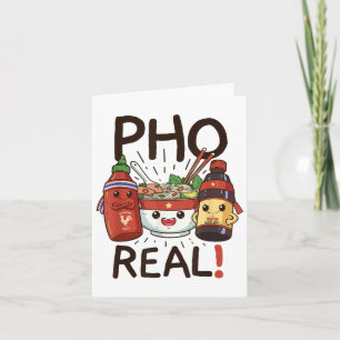 Carte Funny Pho Threads Co. Fun Vietnamese Pho Noodle So