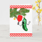 Carte Funny Pickleball (Fleur jaune)