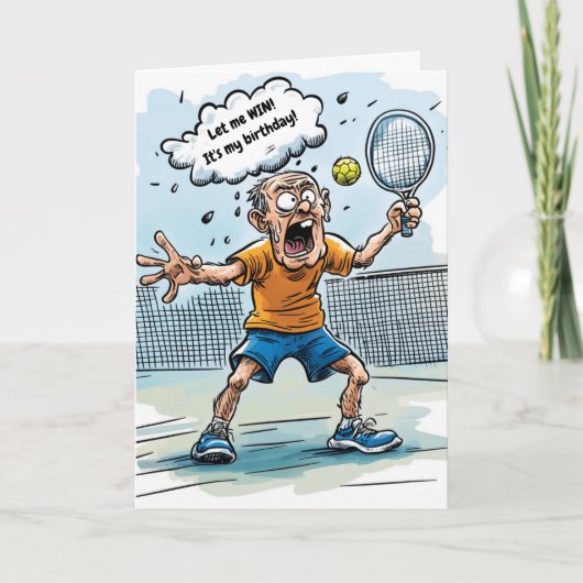 Carte Funny Pickleball Birthday (Devant)