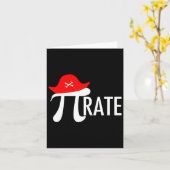 Carte Funny Pirate Math Pun - Pi Day Symbole Humour Tee (Fleur jaune)