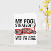 Carte Funny Pool (Fleur jaune)