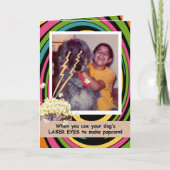 Carte Funny Popcorn (Devant)